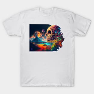 Alien World |Trippy|Dark| T-Shirt